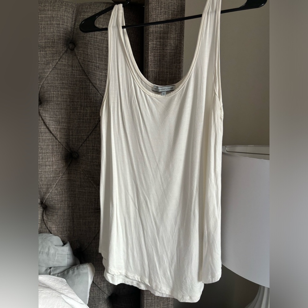 White tank top